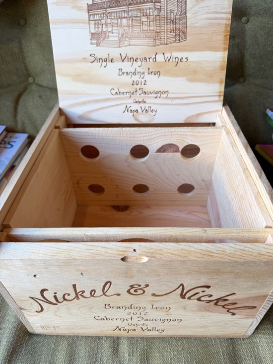 Other - Vintage Nickel & Nickel Cabernet Sauvignon Wood Wine Crate Panel